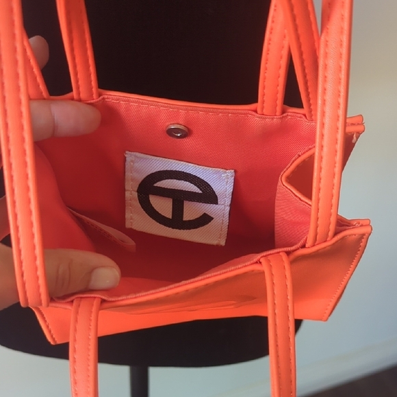 Telfar Orange Mini Bag Crossbody Structured - Picture 4 of 8